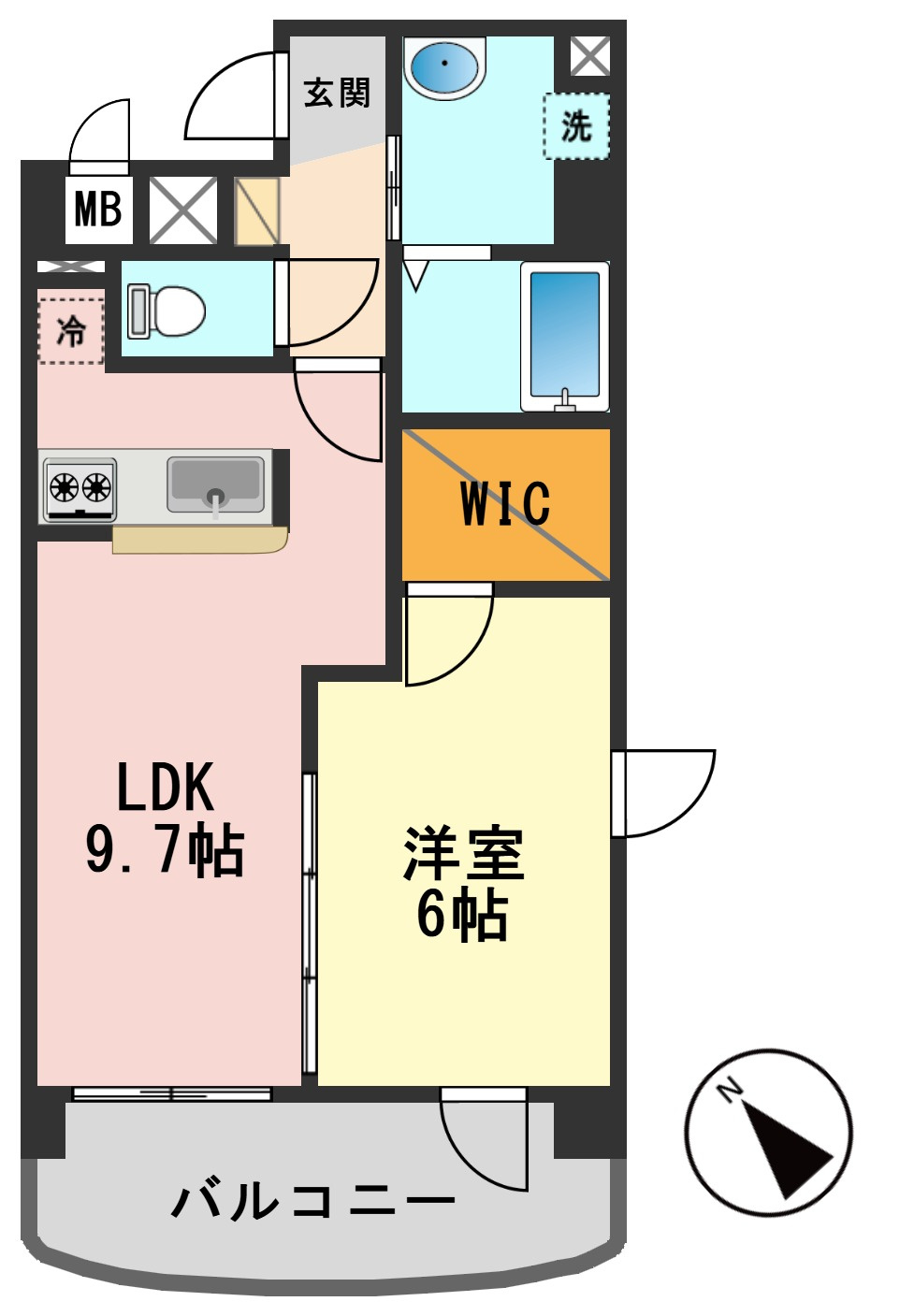 フェイム イッサの間取り