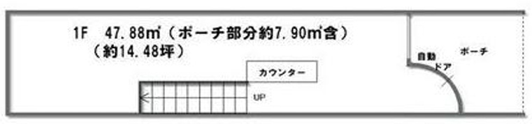 中京区恵美須町テナントの間取り|１階