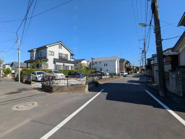 葛飾区東水元３丁目の売地の前面道路含む現地写真|～前面道路含む現地写真～