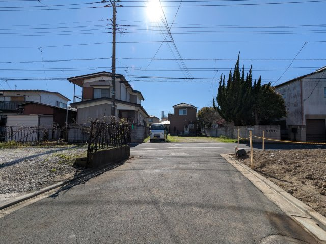 葛飾区東水元３丁目の売地の前面道路含む現地写真|～前面道路含む現地写真～