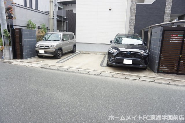 熊本市中央区大江１丁目のアパートの駐車場