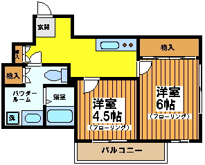 ラメゾン国分の間取り