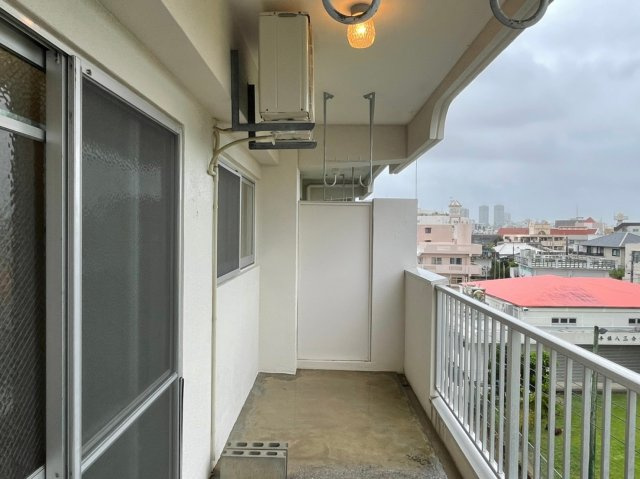 第2マンションみやさとのバルコニー