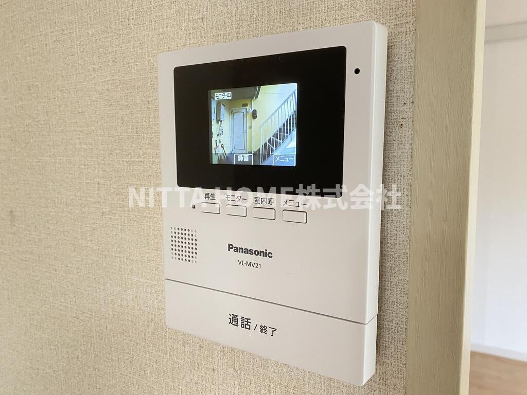 メゾン菖蒲台のセキュリティ|ＴＶインターホン付きでセキュリティ面は安心ですね◎
