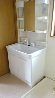 【洗面所】 | 荒目ハイツ | 洗髪洗面化粧台