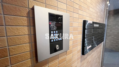 【セキュリティ】 | ベルプレジール | 女性の方でも安心のモニター付きオートロック♪