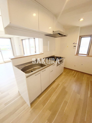 【キッチン】 | ベルプレジール | 広々使える快適な調理スペースです♪