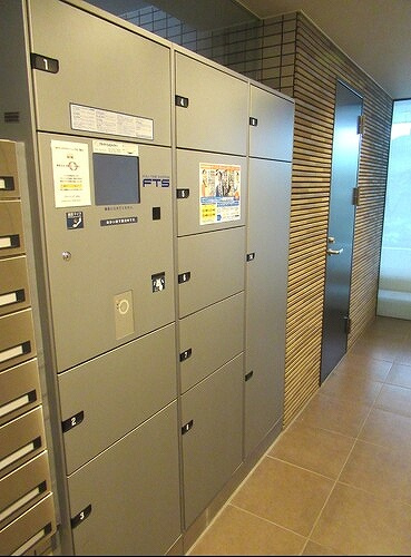 サーパス駅東公園のその他|宅配ＢＯＸ　※前回募集時2021年5月撮影