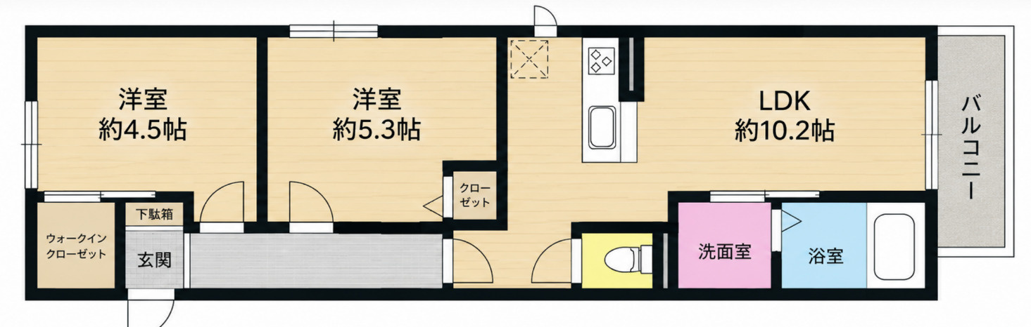 GOLD HEIMⅡの間取り