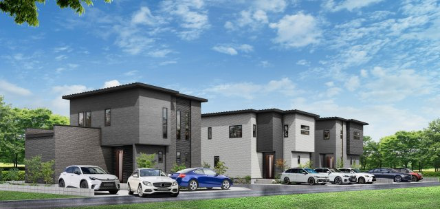 タマタウン細谷町　1号棟の完成予想図