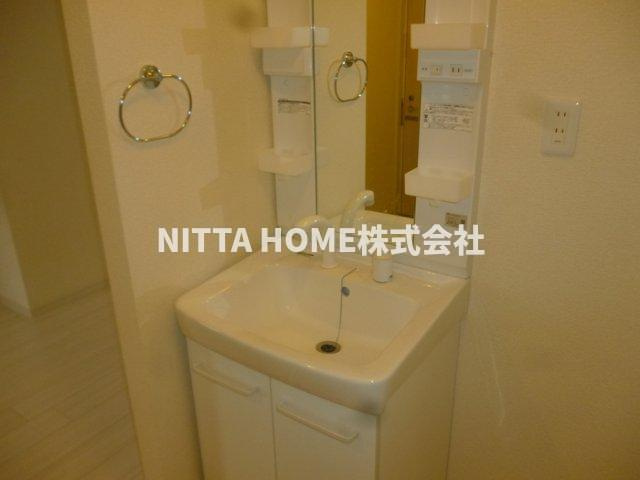 福知山市字堀のアパートの洗面所|人気の洗髪洗面化粧台付き☆彡