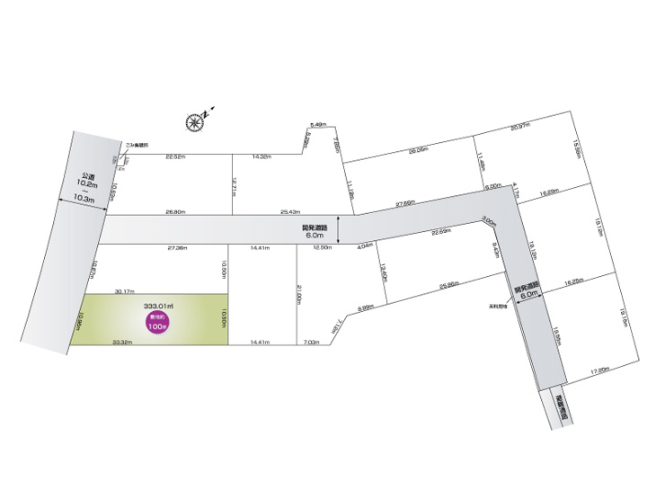7号地　333.01㎡（100.73坪）