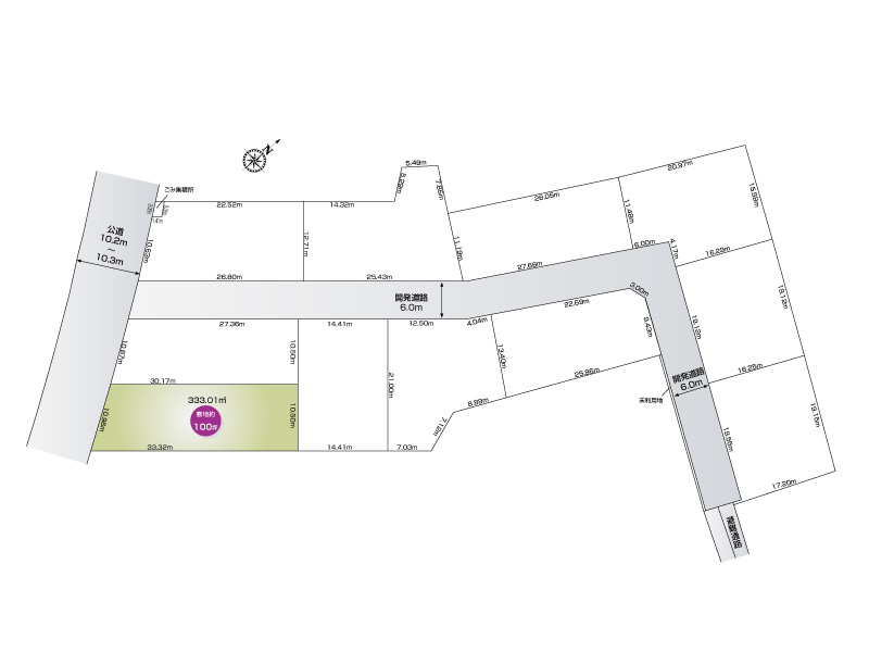 7号地　333.01㎡（100.73坪）