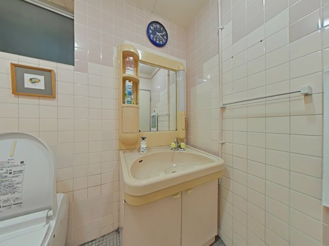 臼井印刷ビルの洗面所