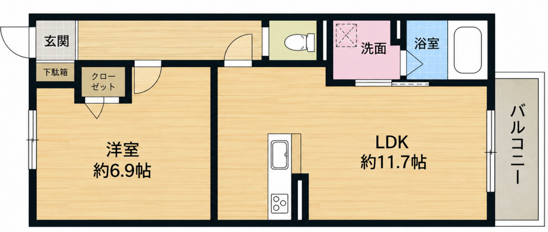 GOLD HEIMⅡの間取り