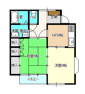 【間取り】 | 市川ハイツ