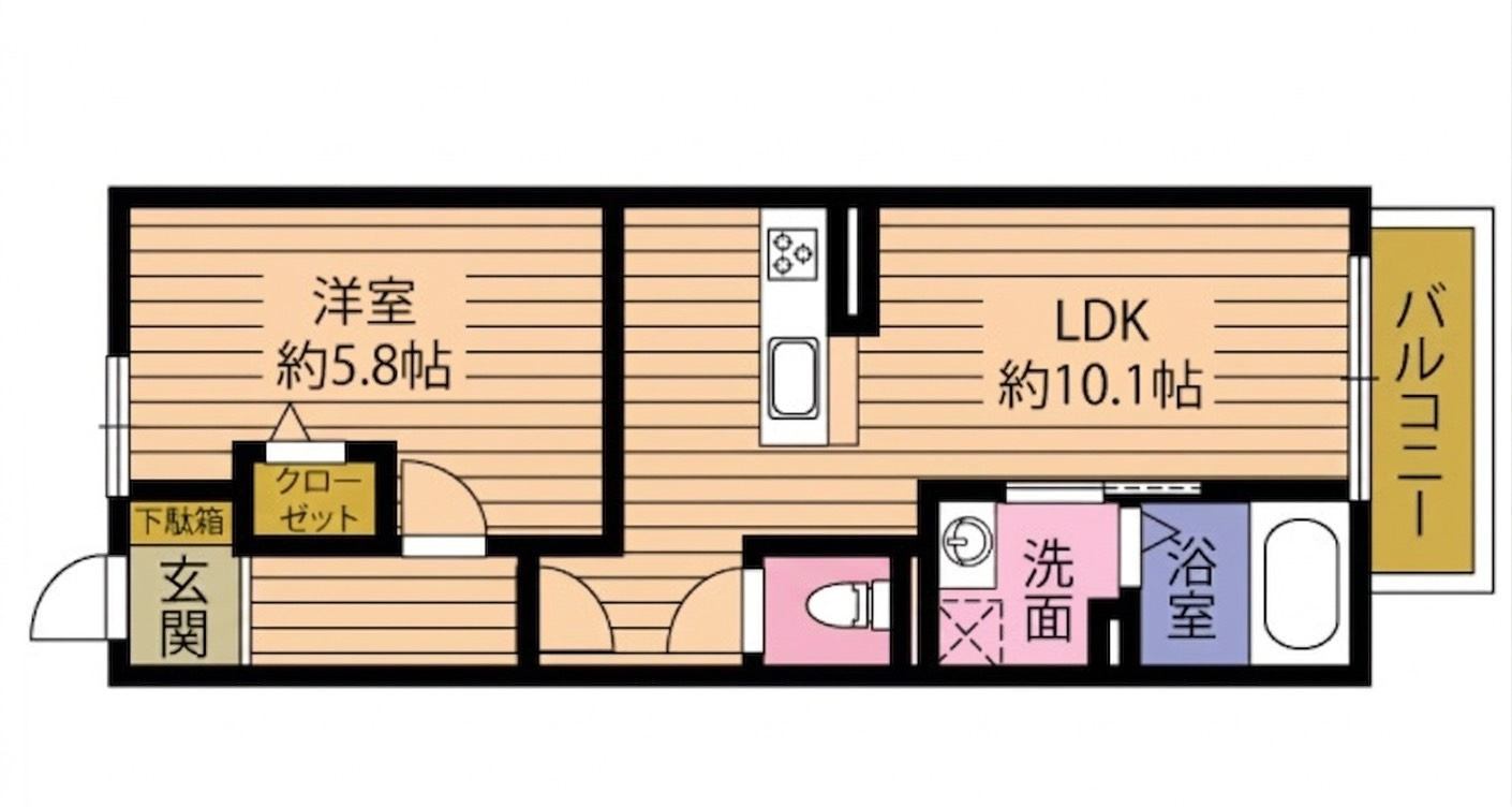 GOLD HEIMⅡの間取り