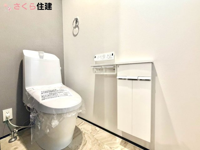 タマタウン滝の原3丁目　1号棟のトイレ