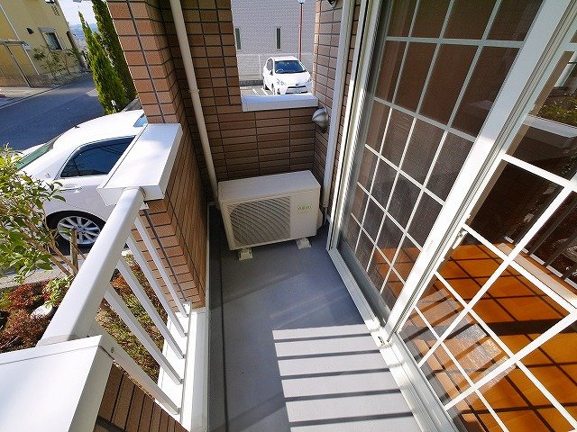 グランツⅠ（州見台）のバルコニー|お洗濯に活躍するバルコニー