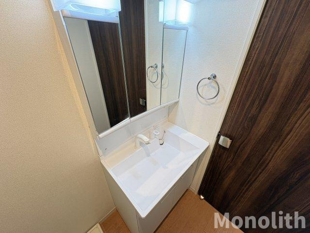 ベルリード二色の洗面所