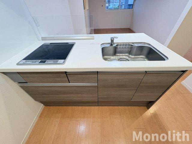 ベルリード二色のキッチン