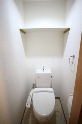 【トイレ】 | ボンジュール西九条 | シンプルで使いやすいトイレです