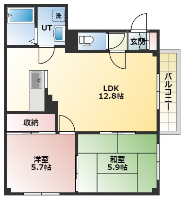 【間取り】 | ティマル | 間取りです