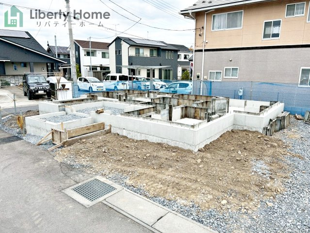 水戸市西原1丁目　新築戸建　A号棟の外観