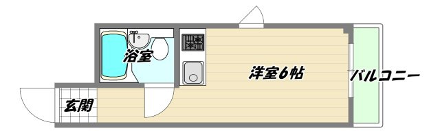 大阪市淀川区東三国２丁目の賃貸マンションの間取り