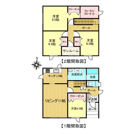 【間取り】 | 北見市西三輪３丁目７５０番地１５　中古売家