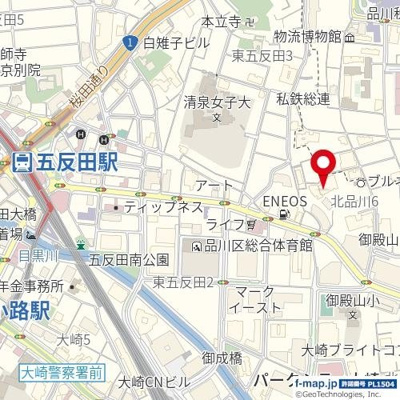 【地図】 | オープンレジデンシア高輪プレイス