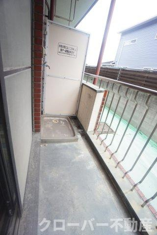 メゾン城東のバルコニー