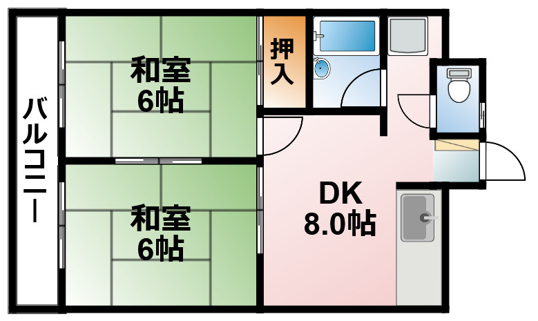 ハイツブライトの間取り