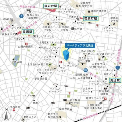 【地図】 | パークティアラ北馬込