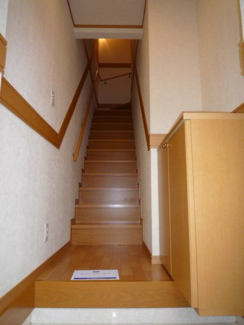 アジュールBの玄関