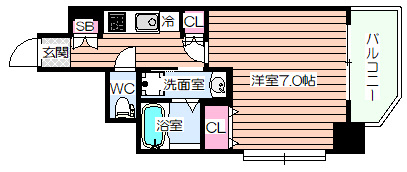 【間取り】 | ALZA京町堀
