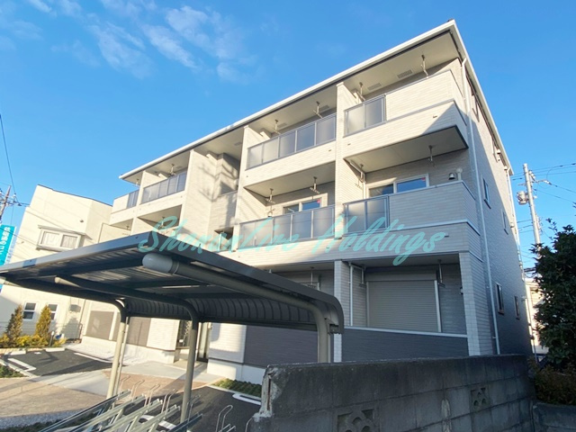 茅ヶ崎市東海岸北５丁目のアパートの外観