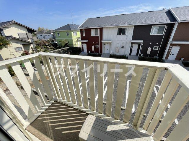 BLESS　HOUSE柏西町D棟のバルコニー