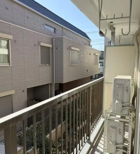 リブイン共進ときわ台のバルコニー