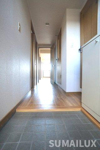 熊本市北区清水新地１丁目の賃貸マンションの玄関