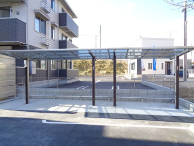 【その他共用部分】 | ラフィネ大門 | 屋根付き駐輪場