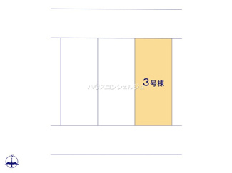 【区画図】 | 名古屋市中村区諏訪町２丁目5【仲介手数料無料】新築一戸建て　3号棟