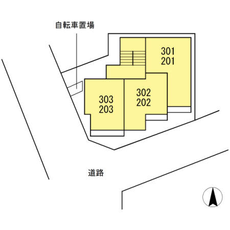 D-room kumeの区画図