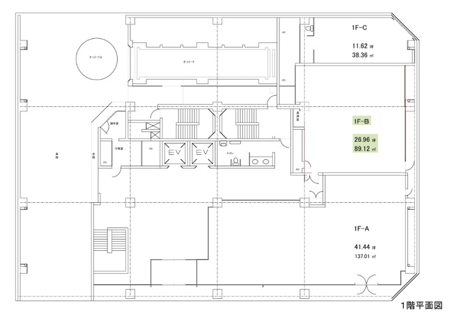 【間取り】 | 白壁ビル【　1階路面店　】