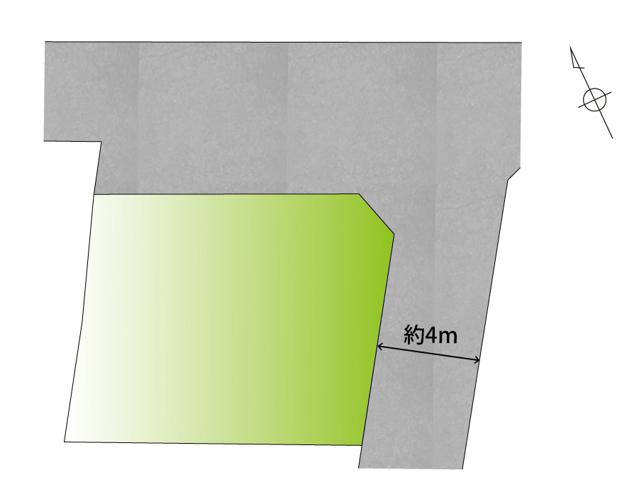 関戸4丁目1区画（377-17）・新築戸建の区画図