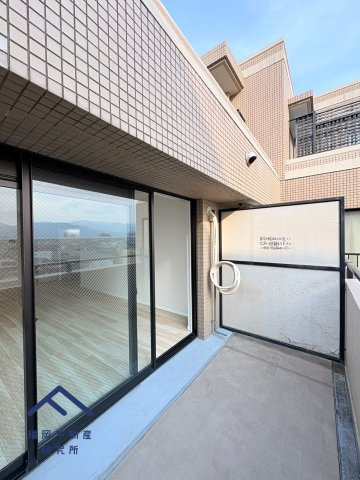 クレストはら南のバルコニー