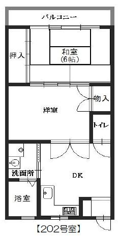 ハイツイースト須磨の間取り