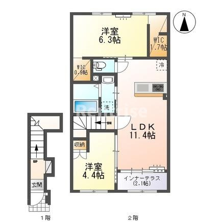 ブルーシャトーの間取り