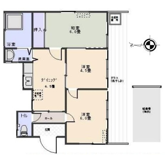 【間取り】 | 上連雀貸家 2