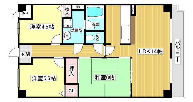 【間取り】 | ロイヤルシャトー門戸